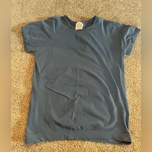 Blue Athleta Girl athletic t-shirt